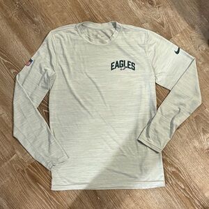 Nike Eagles Long Sleeve Shirt - Light Gray